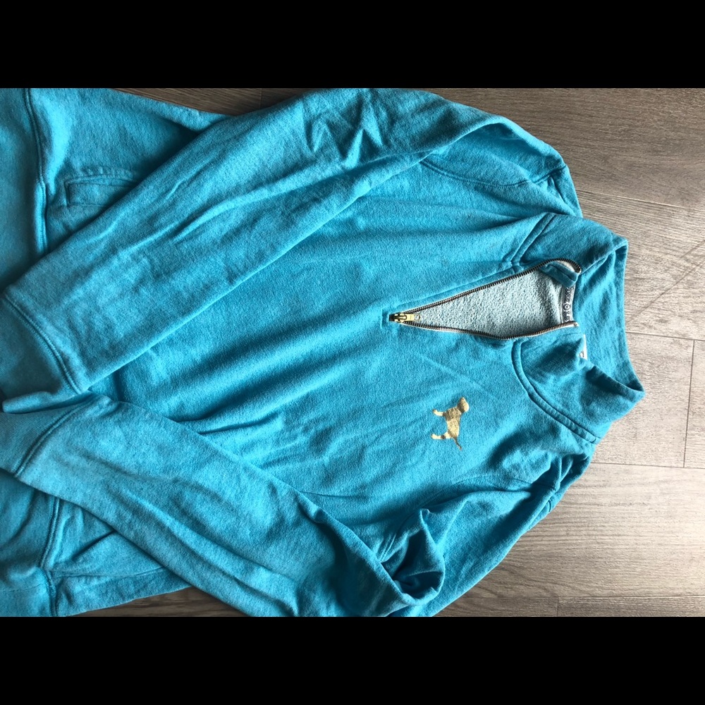 Victoria’s Secret Tiffany Blue Half Zip-Up